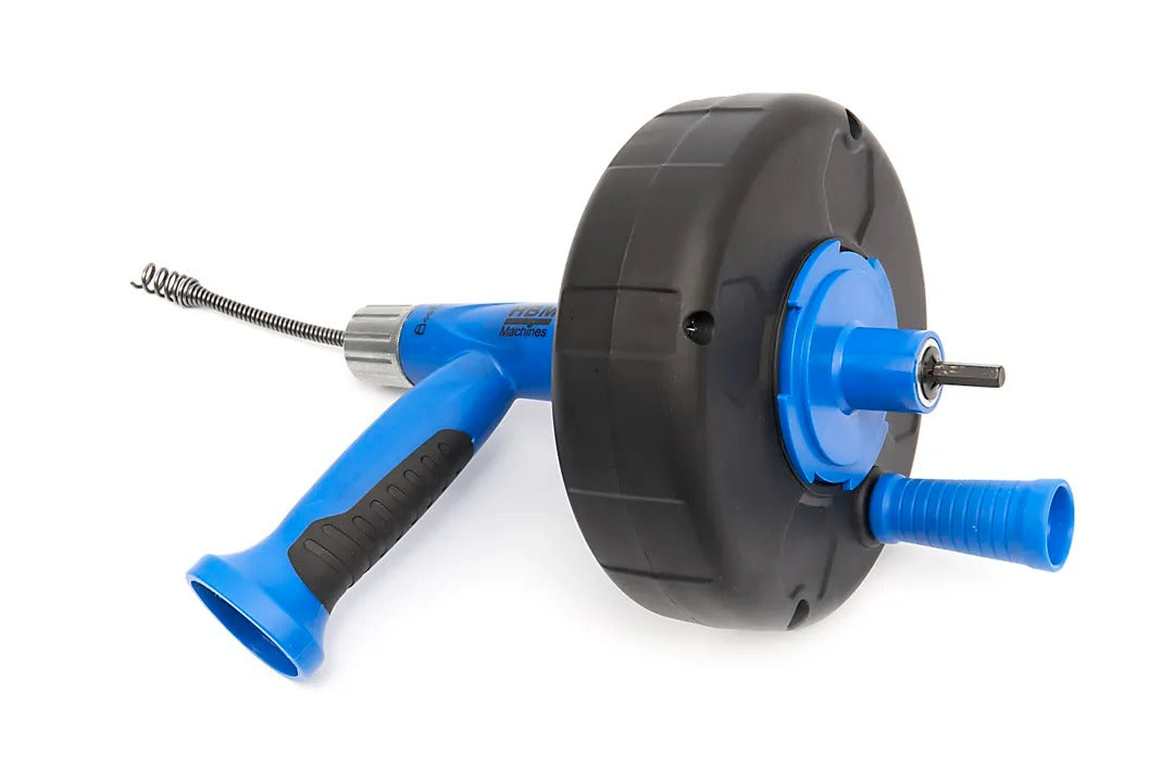 Spirala desfundare 7.5 m, compatibila cu bormasina, pentru tevi diametru 30–50 mm, ideala pentru chiuvete, scurgeri si conducte HBM OLANDA