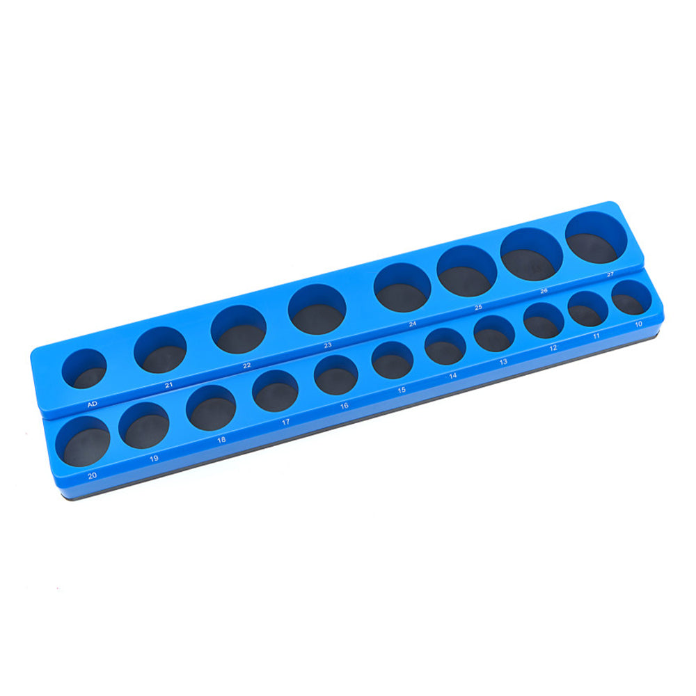 Suport magnetic pentru chei tubulare 1/2 metric 19 buc