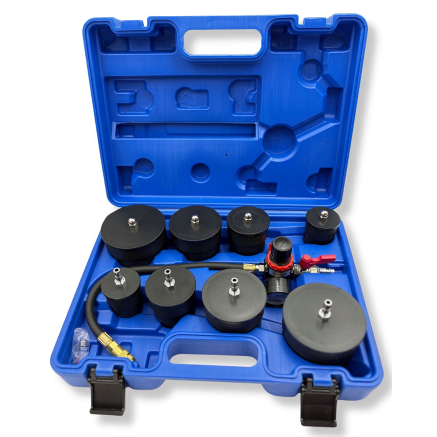 TESTER PRESIUNE SI ETANSEITATE PENTRU TURBOSUFLANTA 9 PIESE - KB GLOBAL