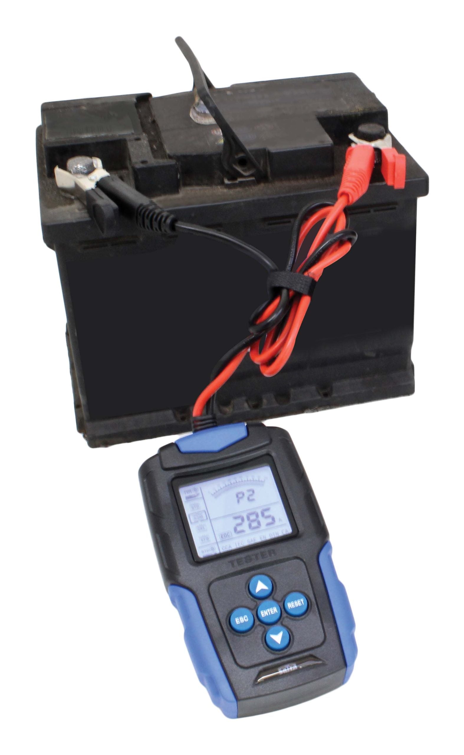 Tester baterii auto afisaj LCD 12-24V