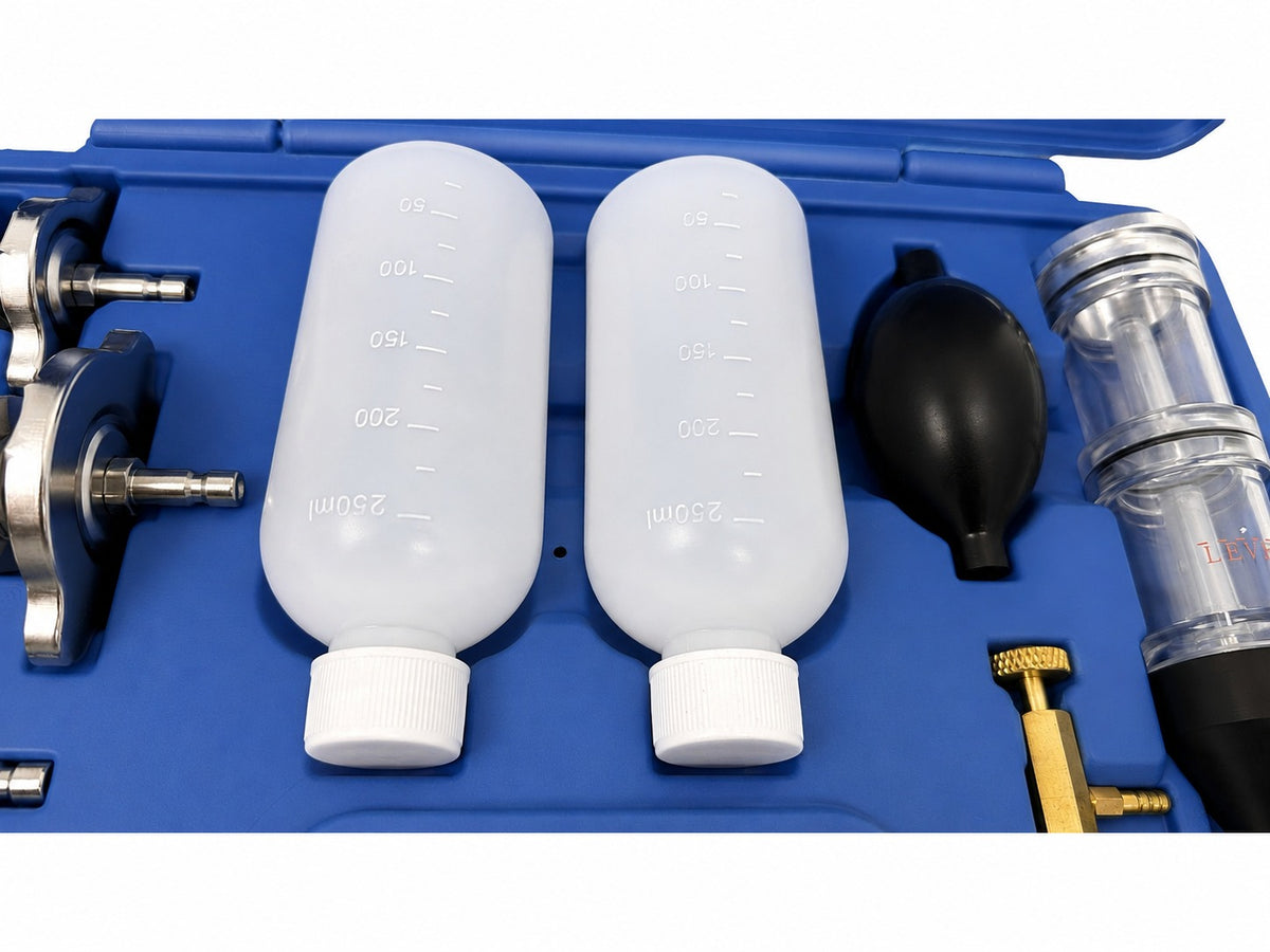 Tester garnitura de chiuloasa cu adaptoare GEBO TOOLS