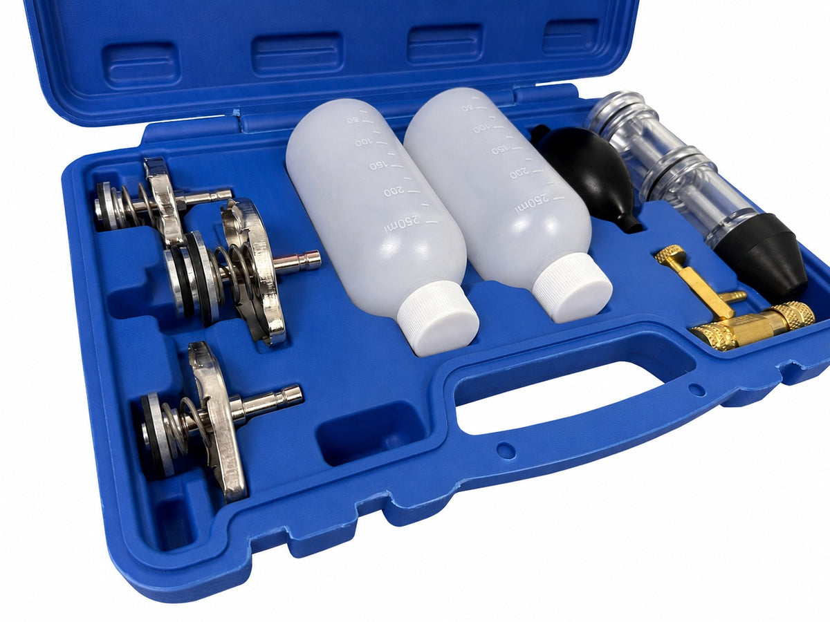Tester garnitura de chiuloasa cu adaptoare GEBO TOOLS