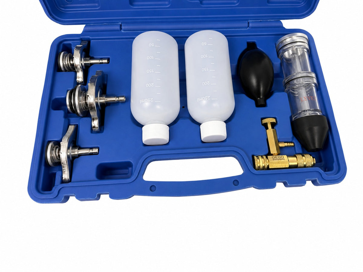 Tester garnitura de chiuloasa cu adaptoare GEBO TOOLS