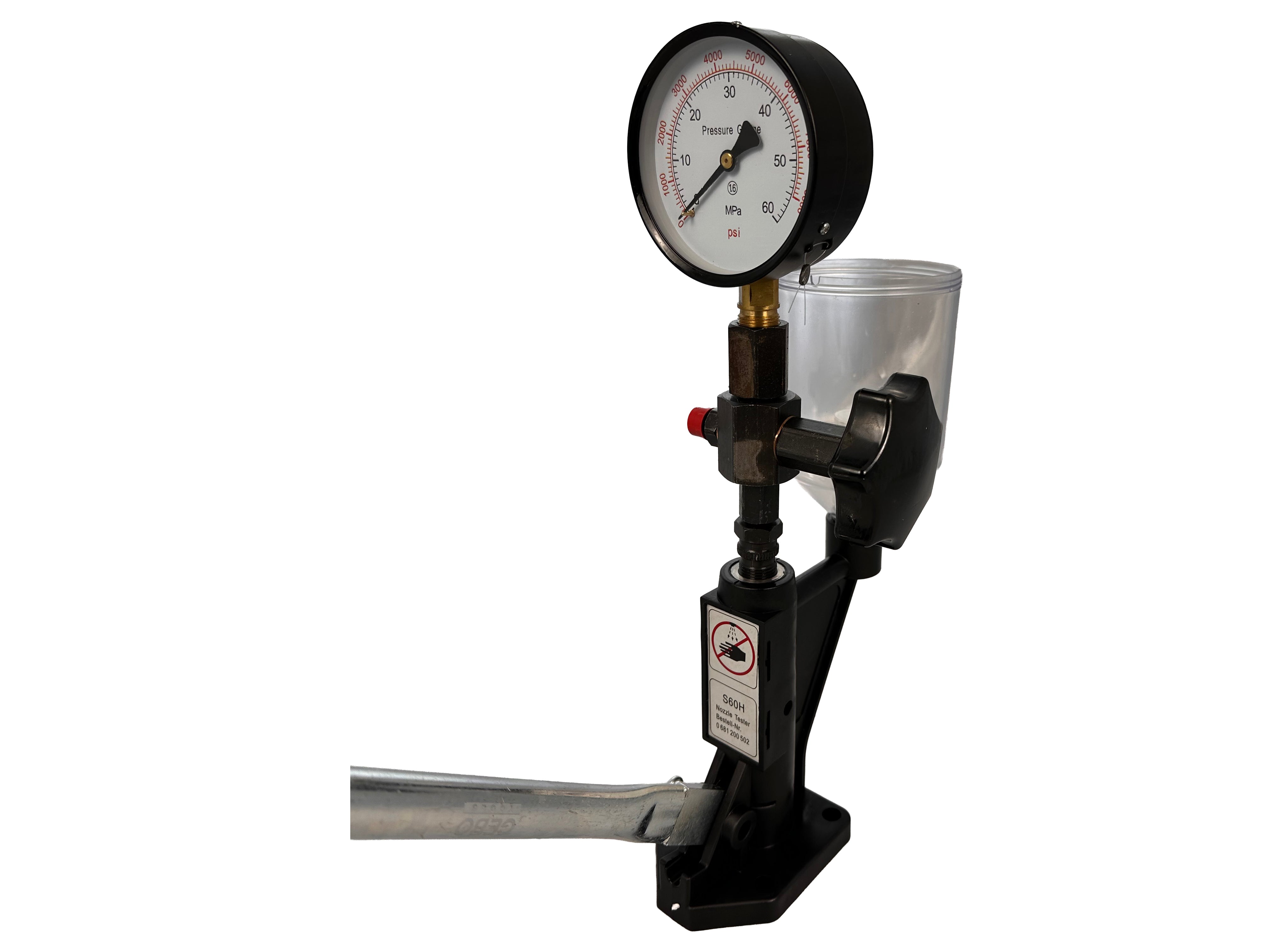 Tester pentru verificare presiune injectoare motorina 600 bar GEBO TOOLS