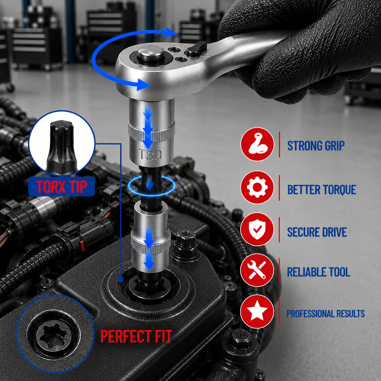 Set biti imbus t5-t22 GEBO TOOLS
