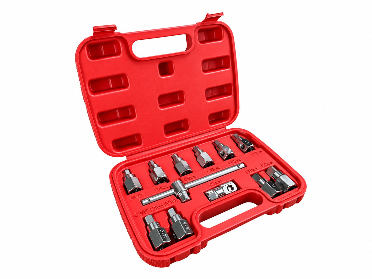 Trusa chei buson baie ulei 12 piese GEBO TOOLS