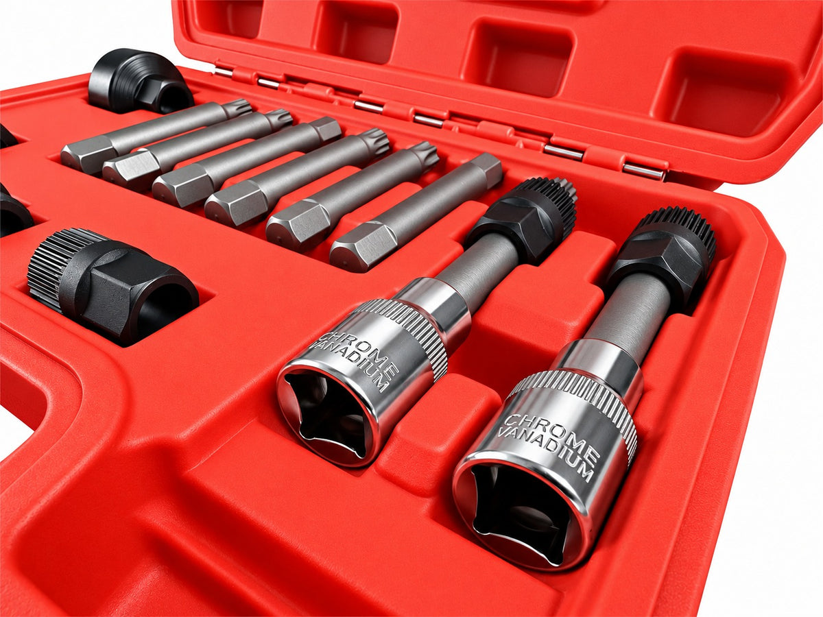 Trusa chei montare demontare fulii alternator auto, universala, 13 piese GEBO TOOLS