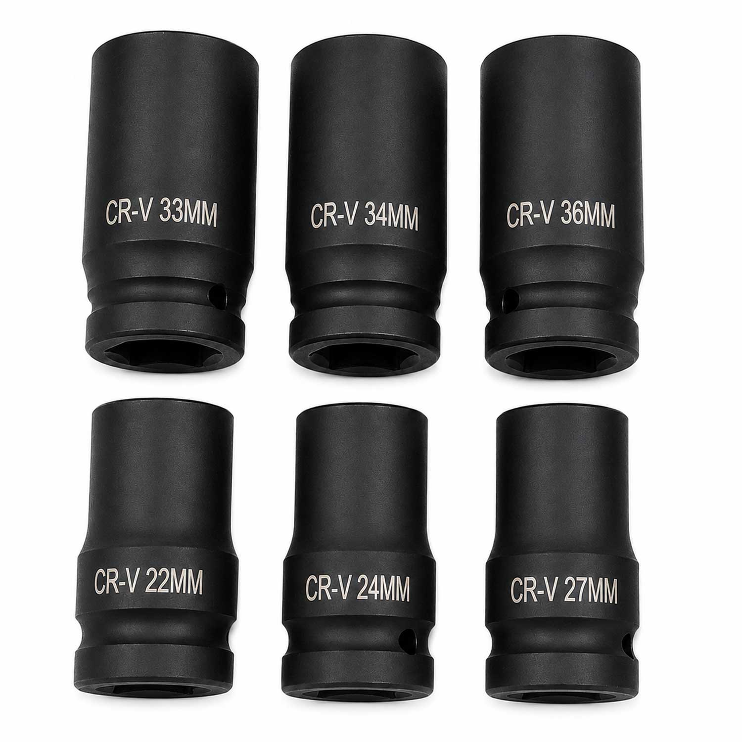 Trusa chei tubulare de impact lungi 1'' 22-41 mm 10 piese GEBO TOOLS