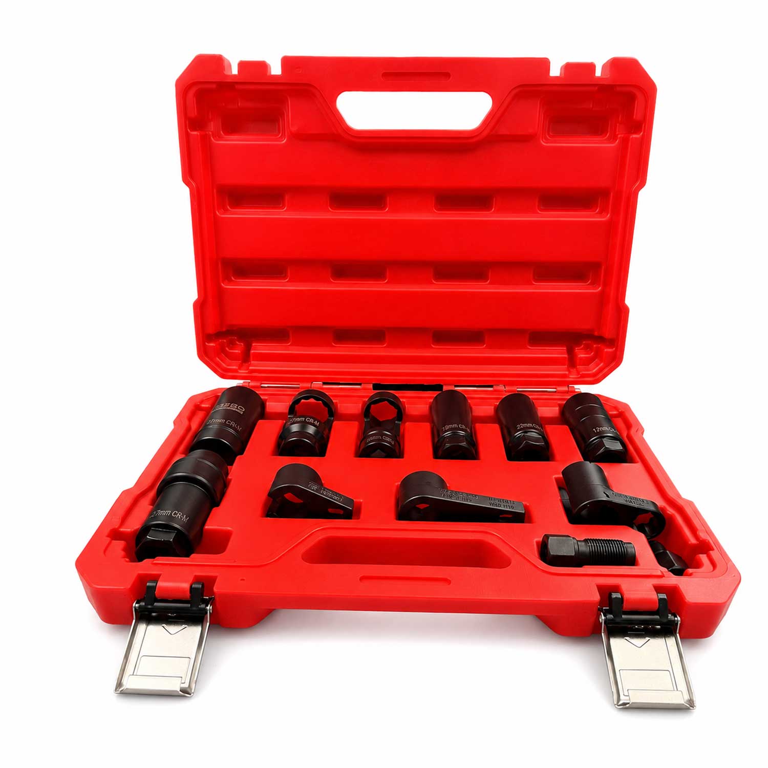Trusa chei tubulare special decupate de impact pentru senzori sonda lamda si injectoare 11 piese GEBO TOOLS