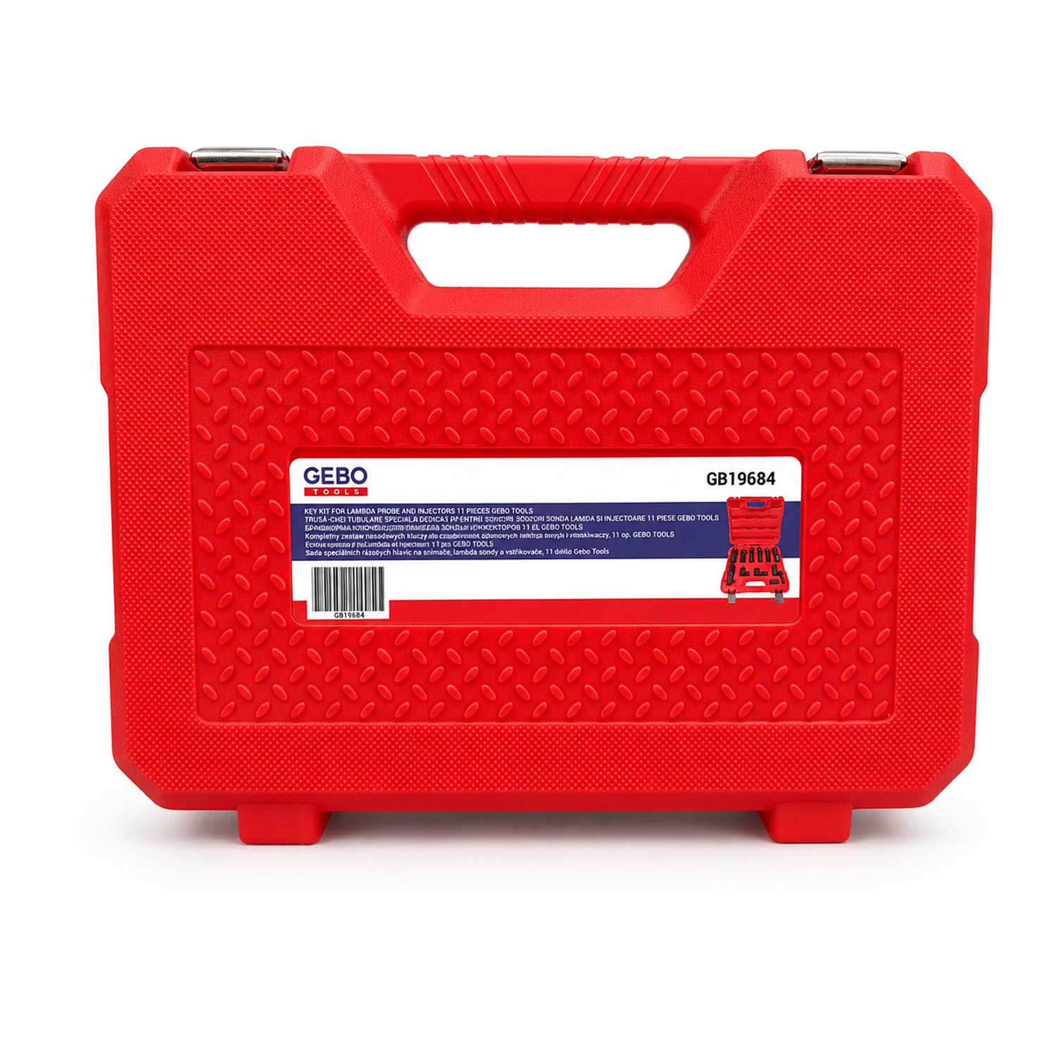 Trusa chei tubulare special decupate de impact pentru senzori sonda lamda si injectoare 11 piese GEBO TOOLS