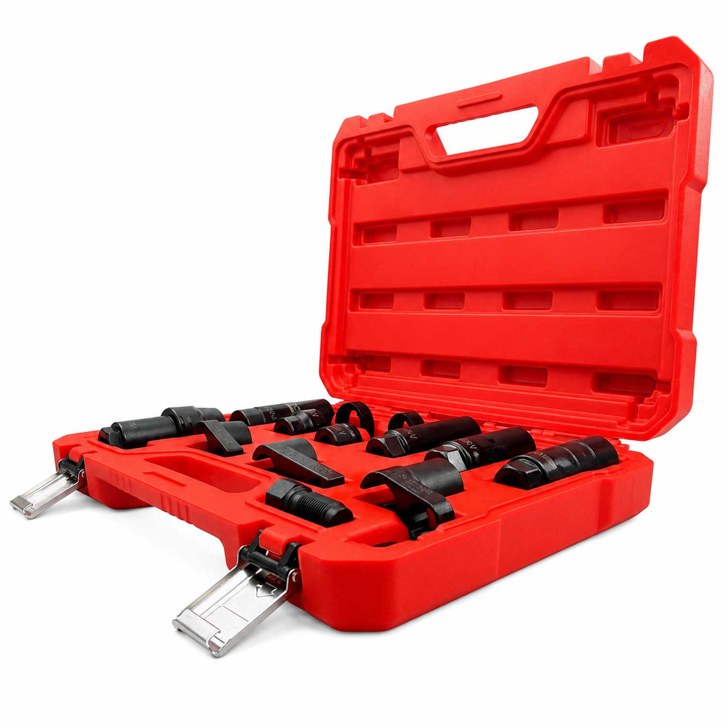 Trusa chei tubulare special decupate de impact pentru senzori sonda lamda si injectoare 11 piese GEBO TOOLS