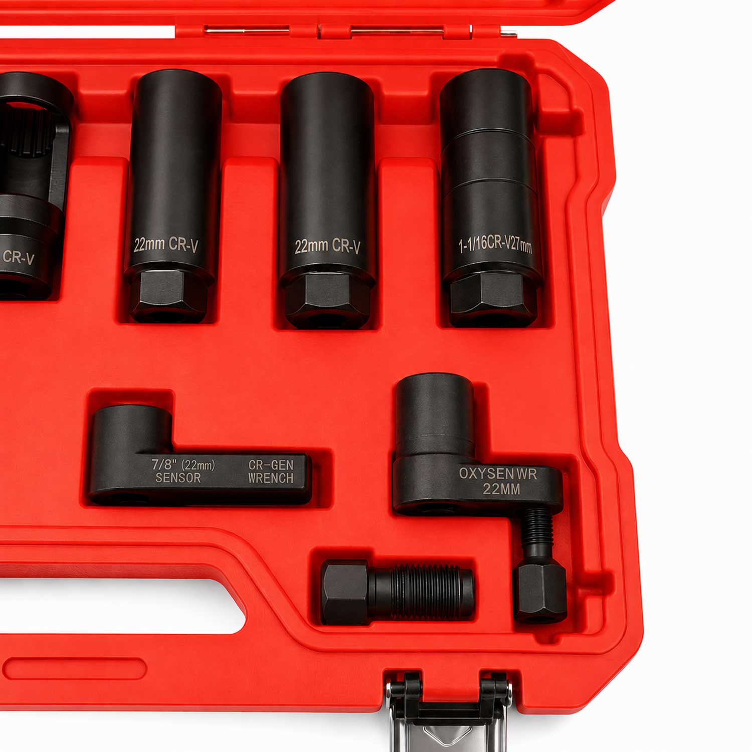 Trusa chei tubulare special decupate de impact pentru senzori sonda lamda si injectoare 11 piese GEBO TOOLS