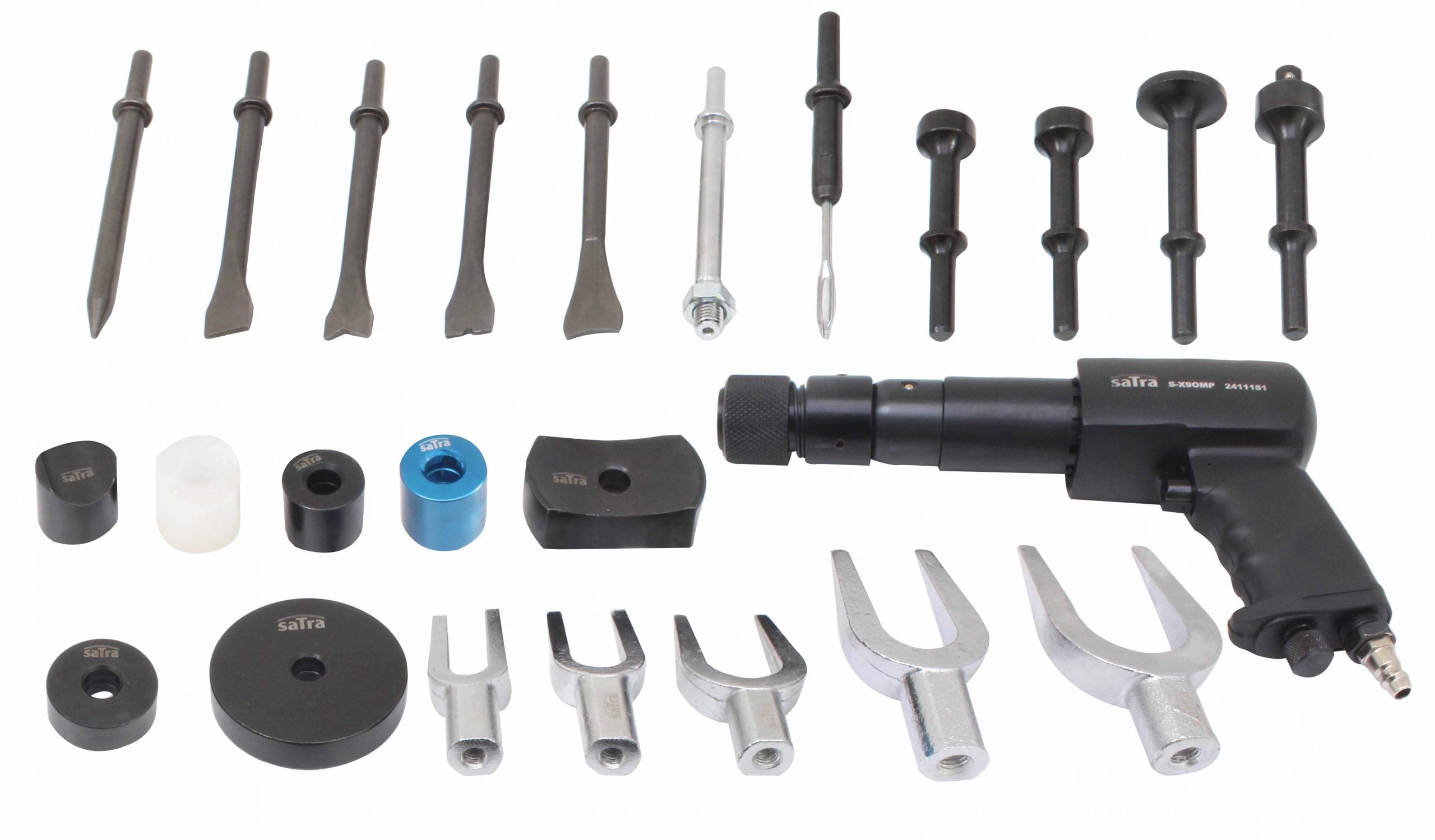 Trusa ciocan pneumatic multifunctional 24 piese SATRA