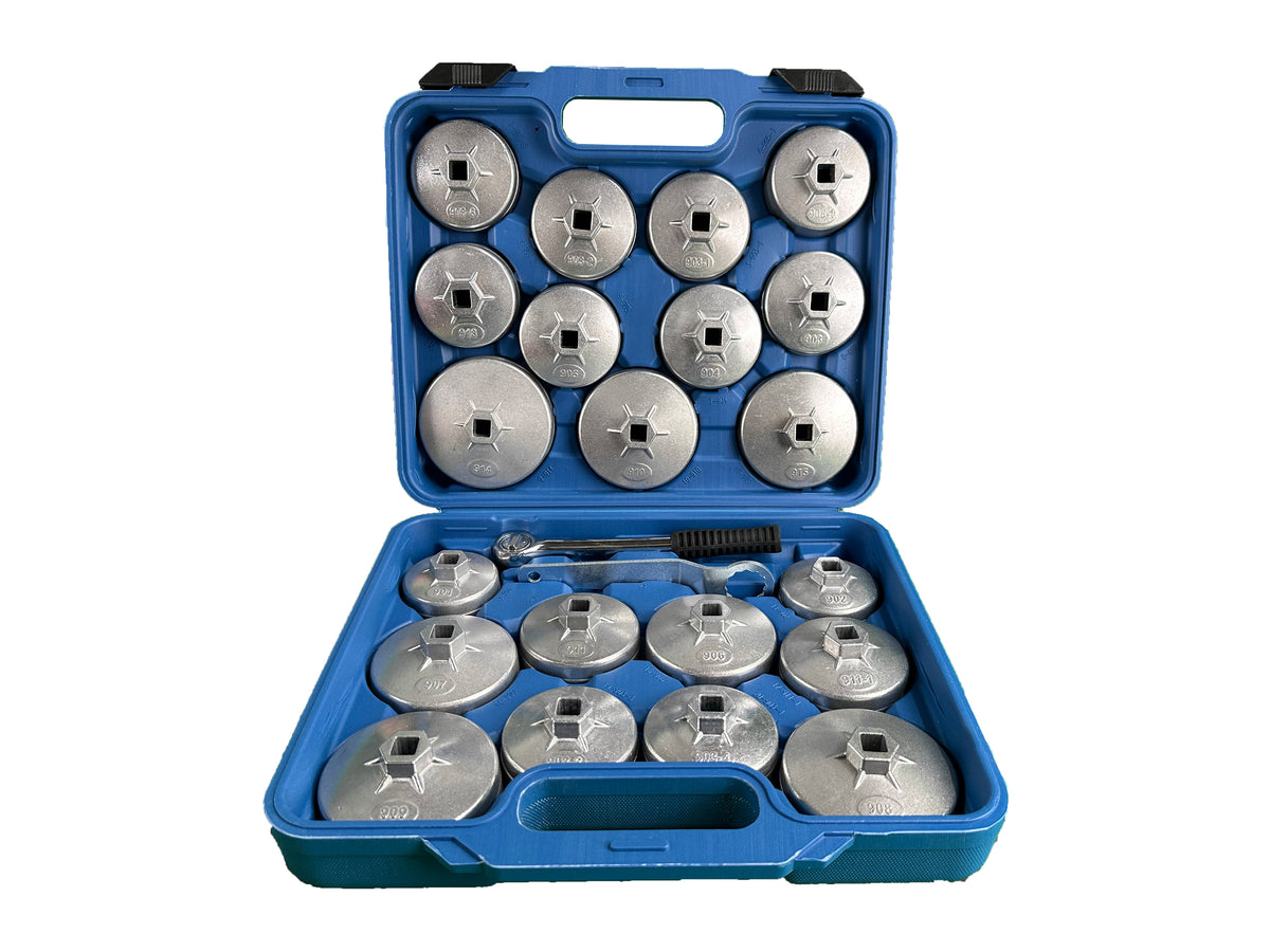 Trusa cu chei capace din aluminiu pentru filtre de ulei 23 piese GEBO TOOLS