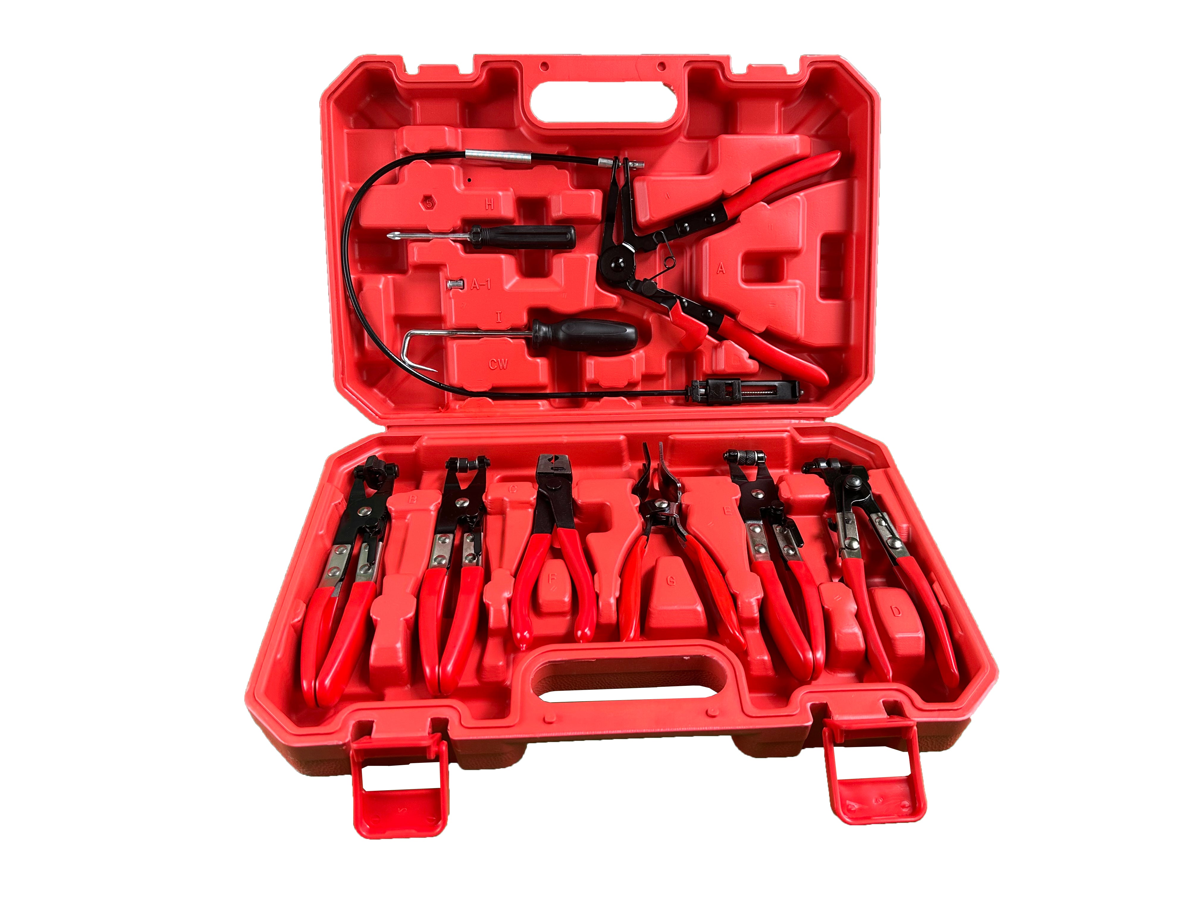 Trusa de clesti coliere conducte si furtune auto 9 piese GEBO TOOLS