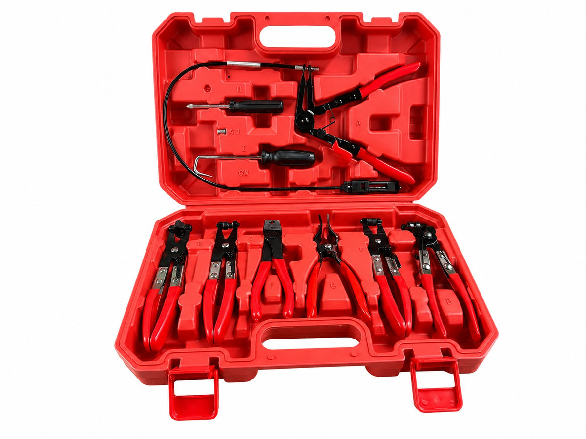 Trusa de clesti coliere conducte si furtune auto 9 piese GEBO TOOLS