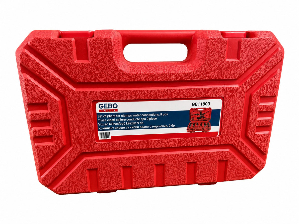 Trusa de clesti coliere conducte si furtune auto 9 piese GEBO TOOLS