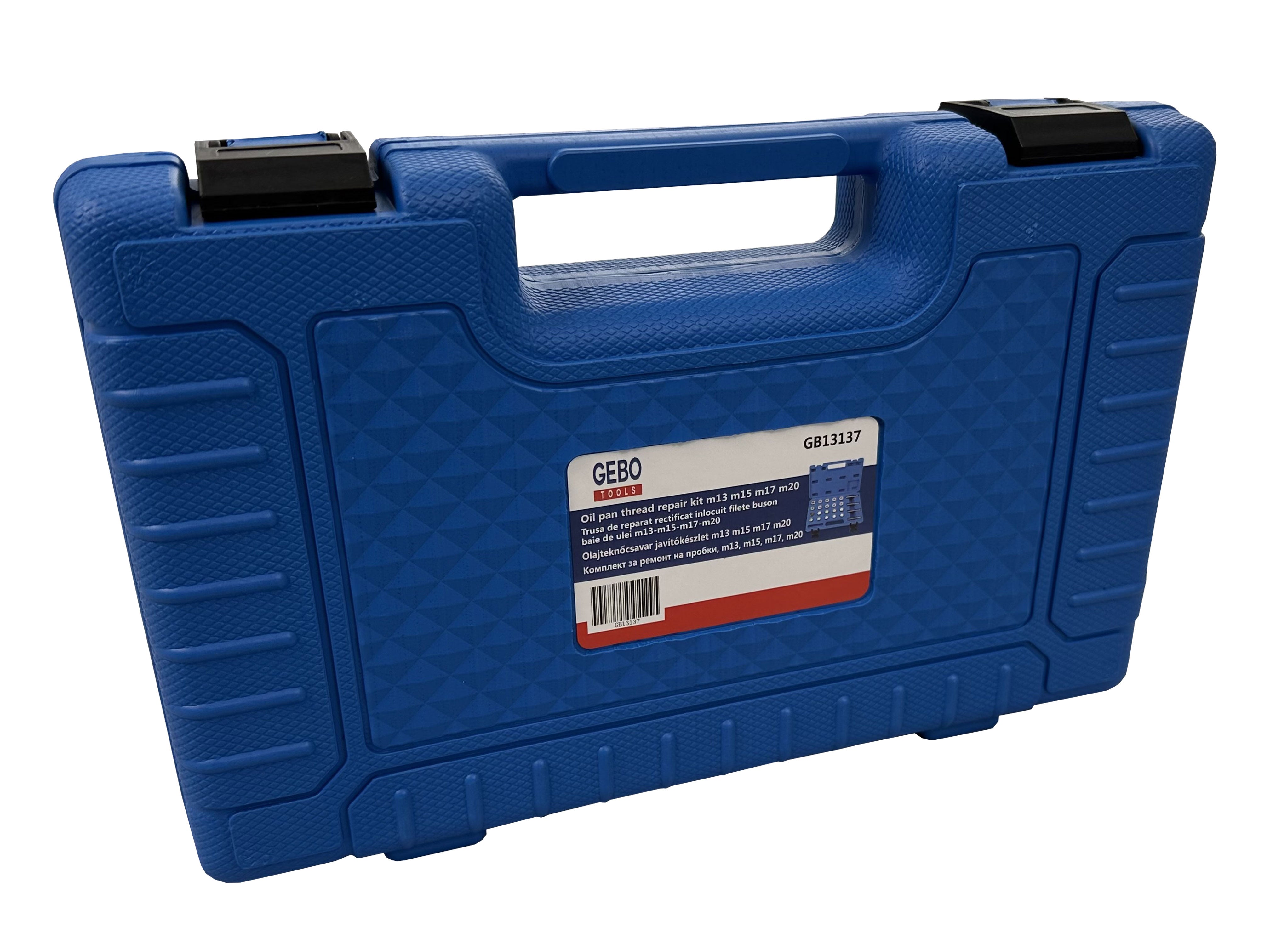 Trusa de reparat rectificat inlocuit filete buson baie de ulei m13-m15-m17-m20 GEBO TOOLS