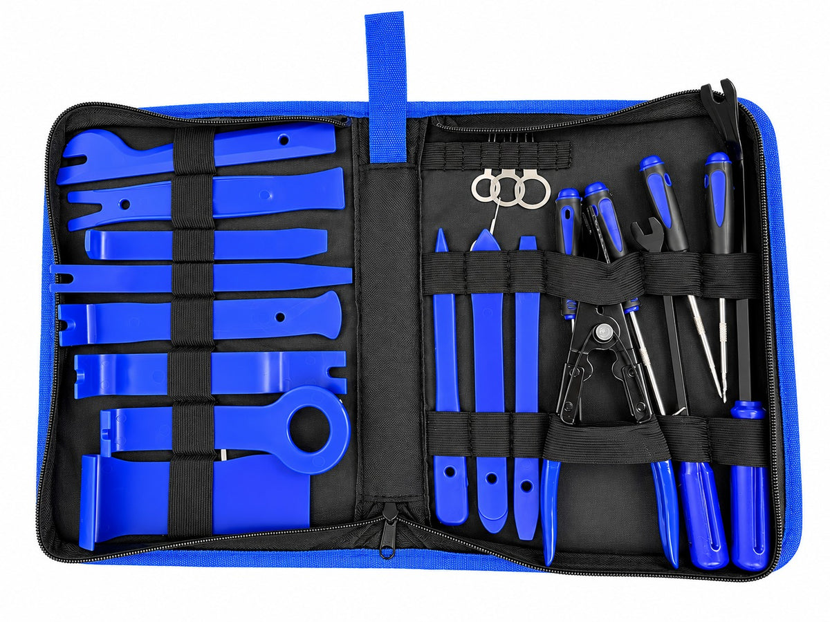 Trusa demontat radio si tapiterii cleme auto 23 piese GEBO TOOLS