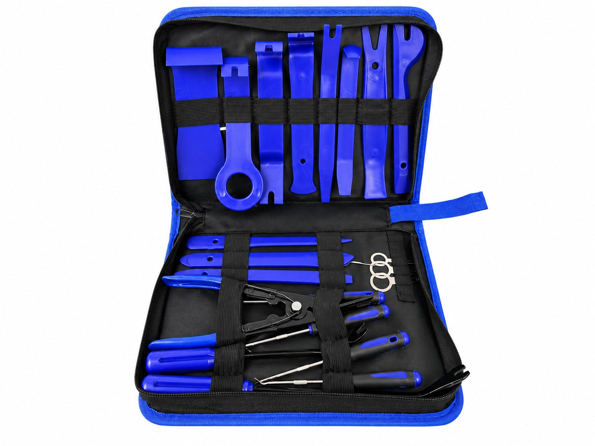 Trusa demontat radio si tapiterii cleme auto 23 piese GEBO TOOLS