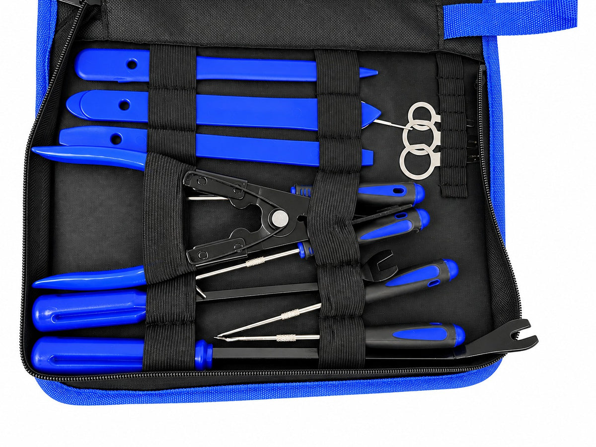 Trusa demontat radio si tapiterii cleme auto 23 piese GEBO TOOLS