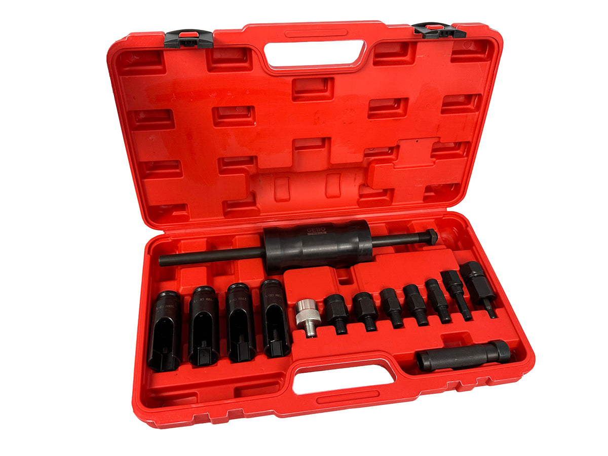 Trusa extractor injectoare 14 piese diesel GEBO TOOLS