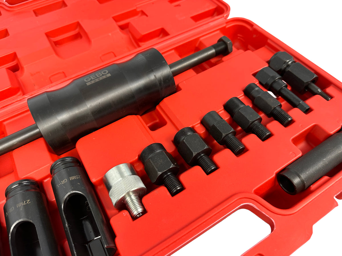 Trusa extractor injectoare 14 piese diesel GEBO TOOLS
