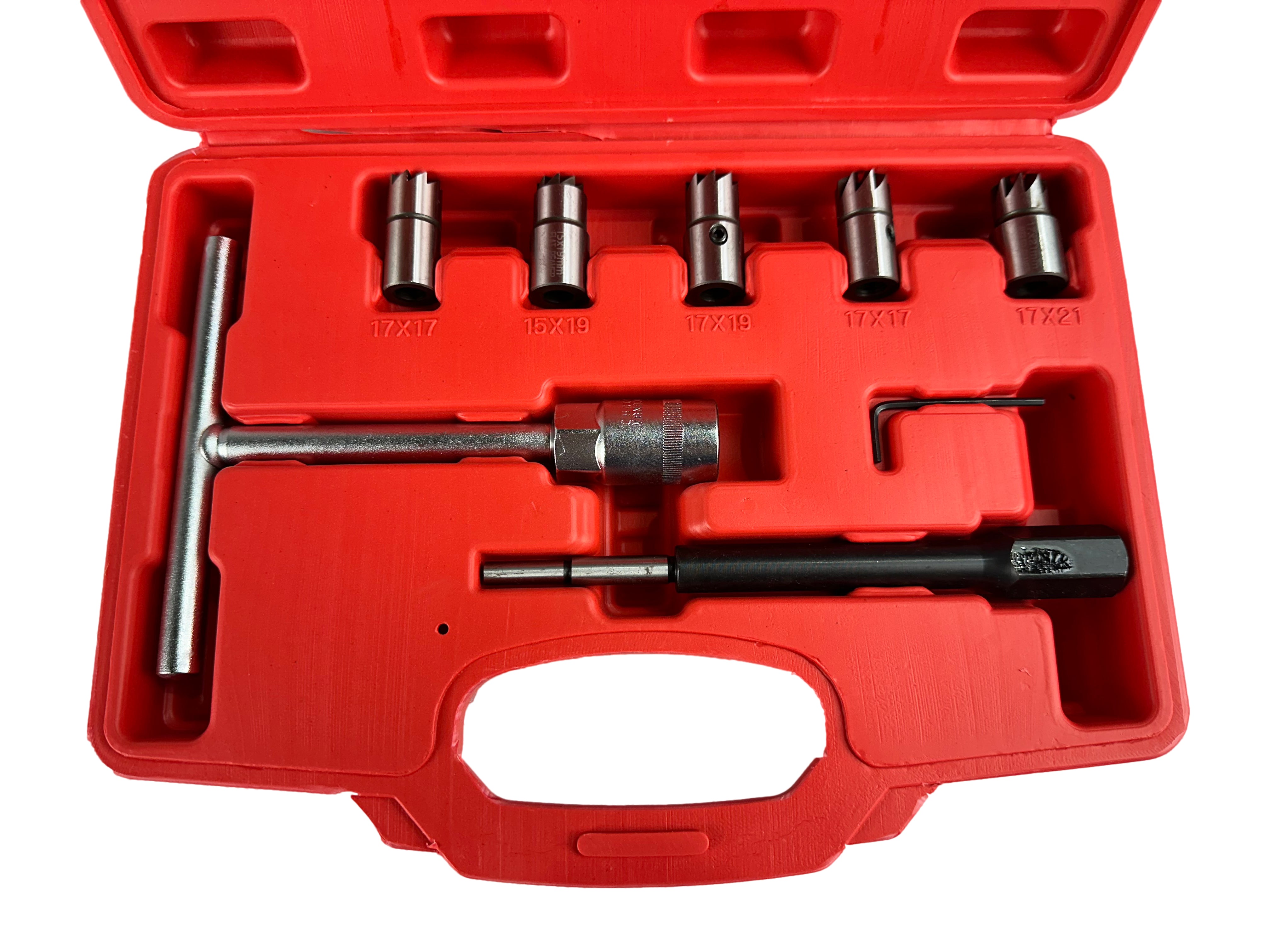Trusa freze pentru curatat locas orificiu scaun injectoare 7 piese GEBO TOOLS
