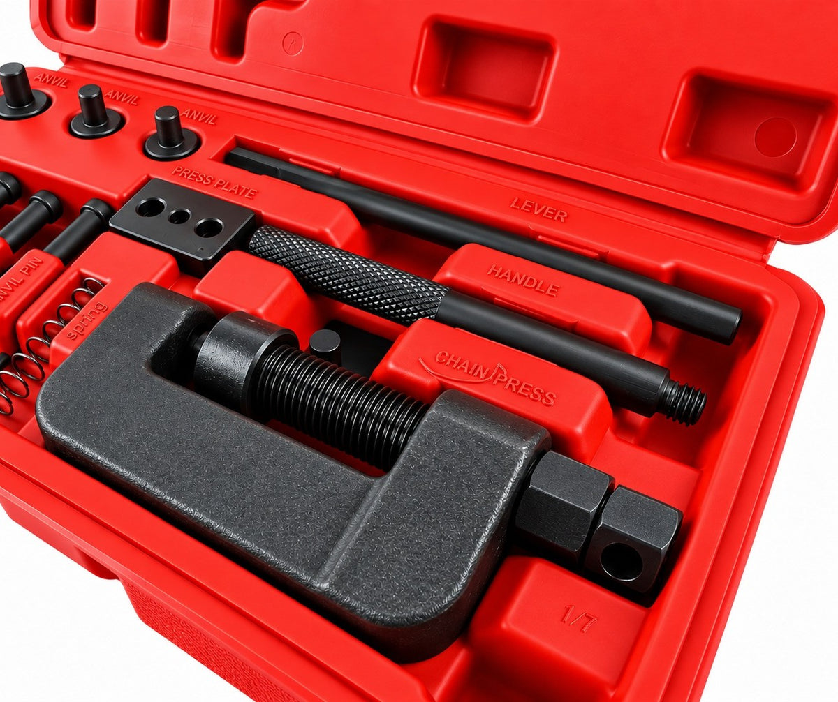 Trusa presa de nituit lanturi de distributie si transmisie GEBO TOOLS