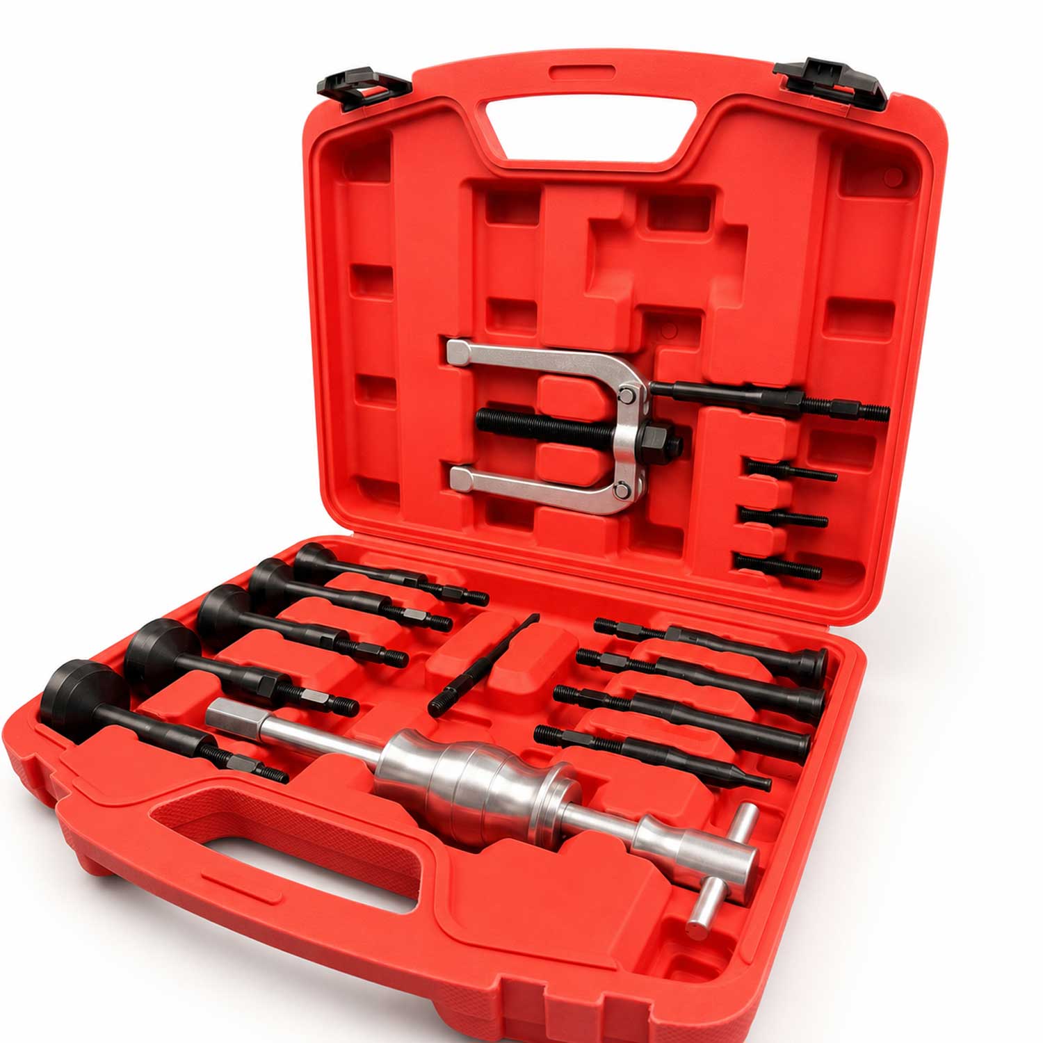 Trusa presa extractor bucse si rulmenti interior 8 - 58mm 17 piese GEBO TOOLS