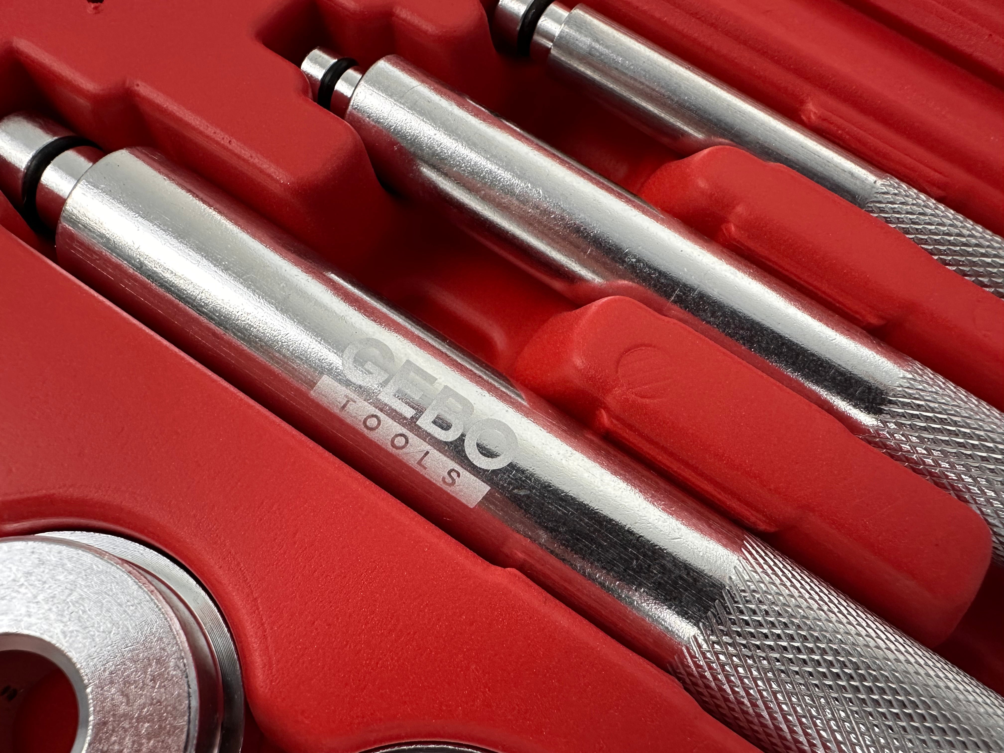Trusa presa montare demontare rulmenti de butuc, fuzeta GEBO TOOLS