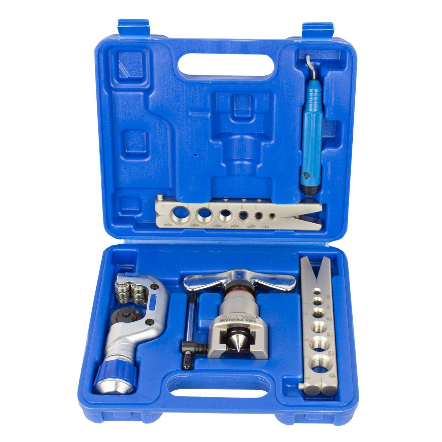 Trusa profesionala pentru bercuit taiat conducte cupru aluminiu alama KROFTOOLS