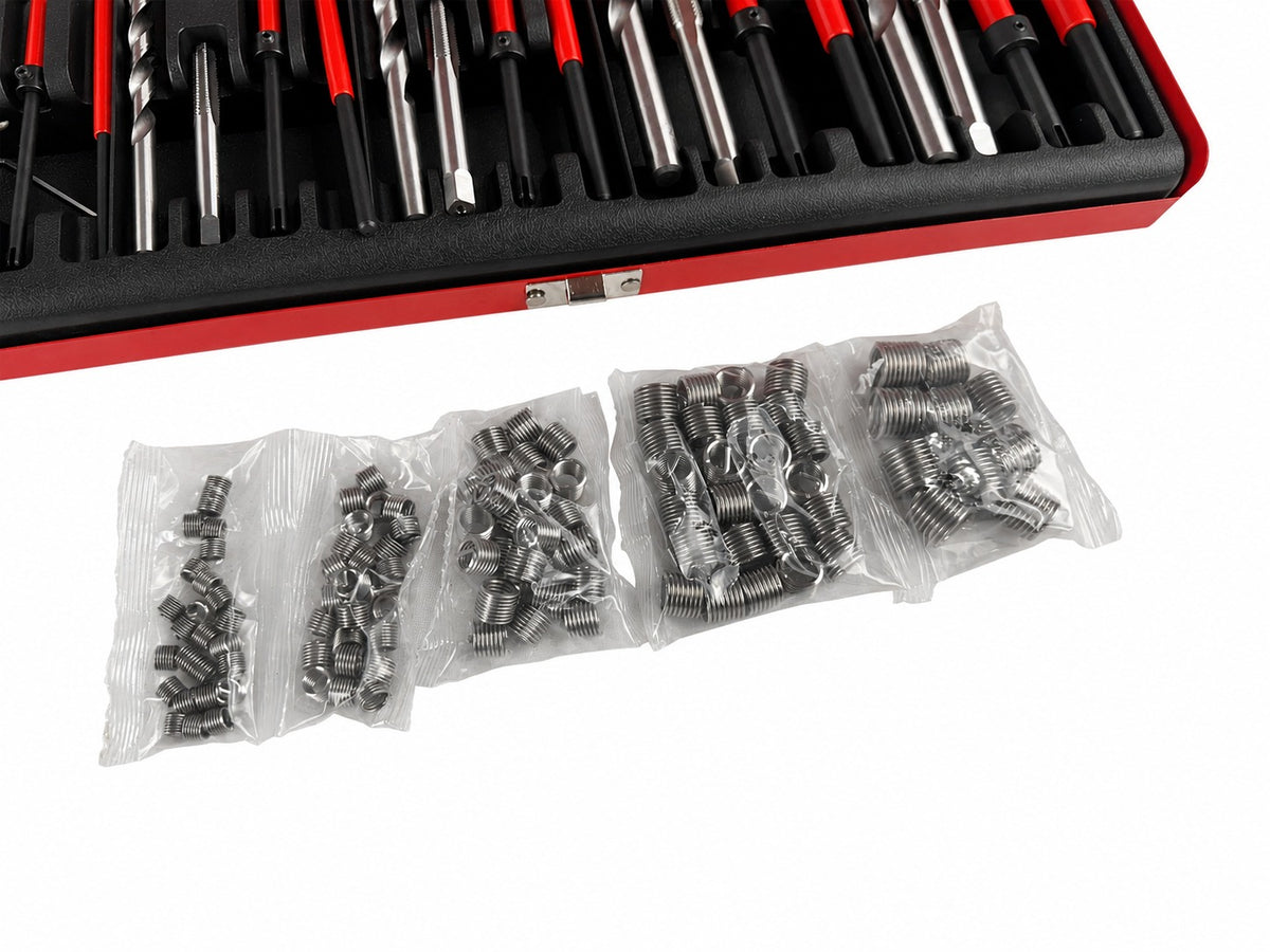 Trusa reparat filete m5 m6 m8 m10 M12 131 piese GEBO TOOLS