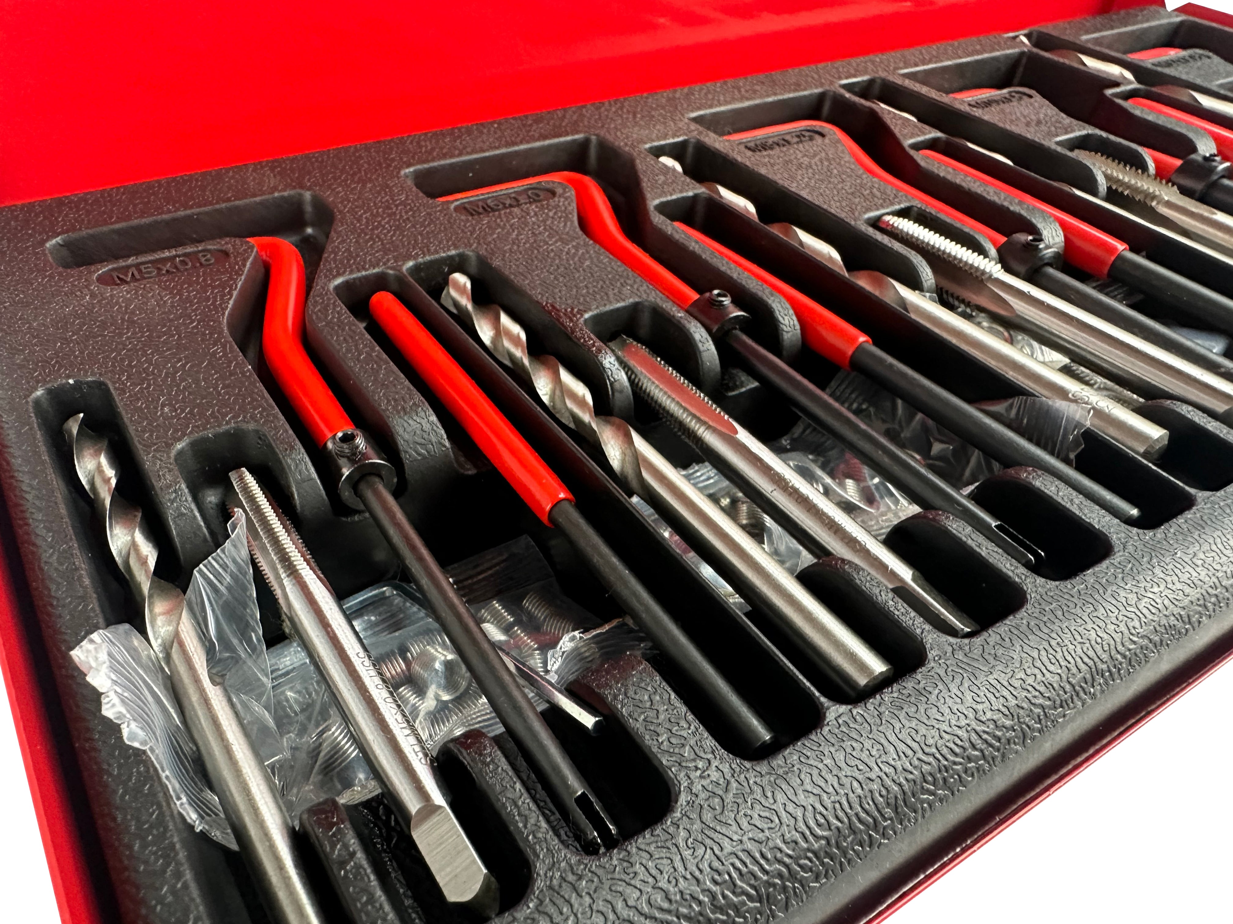Trusa reparat filete m5 m6 m8 m10 M12 131 piese GEBO TOOLS