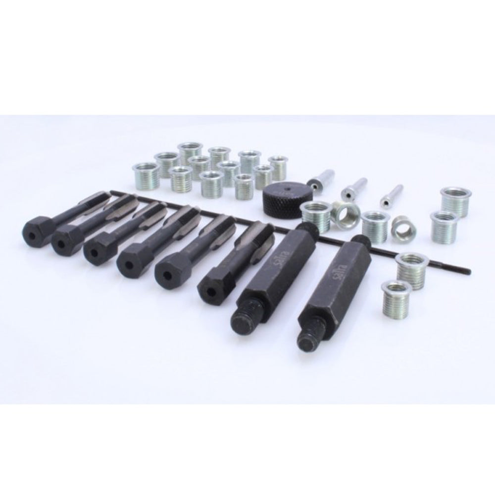 Trusa reparatie filet bujii incandescente m8, m10, M12, m14 33 piese