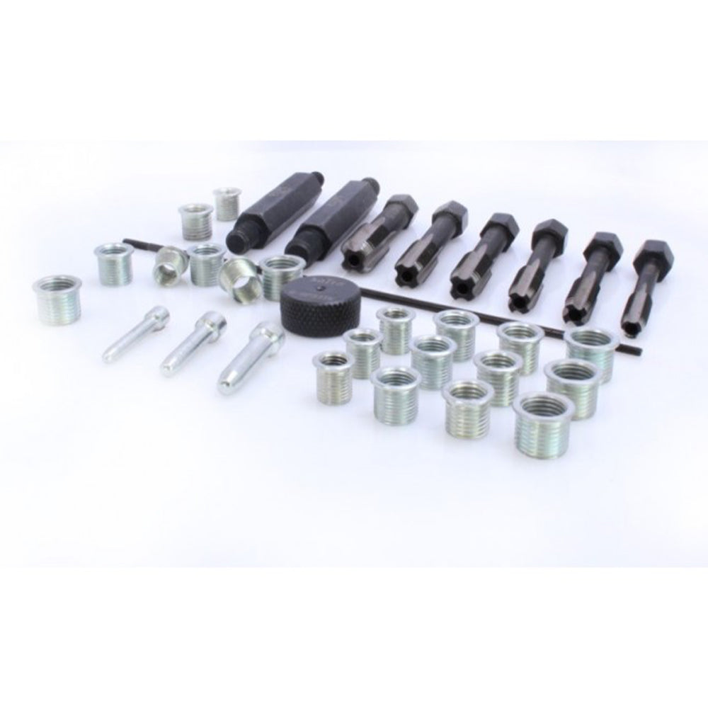 Trusa reparatie filet bujii incandescente m8, m10, M12, m14 33 piese