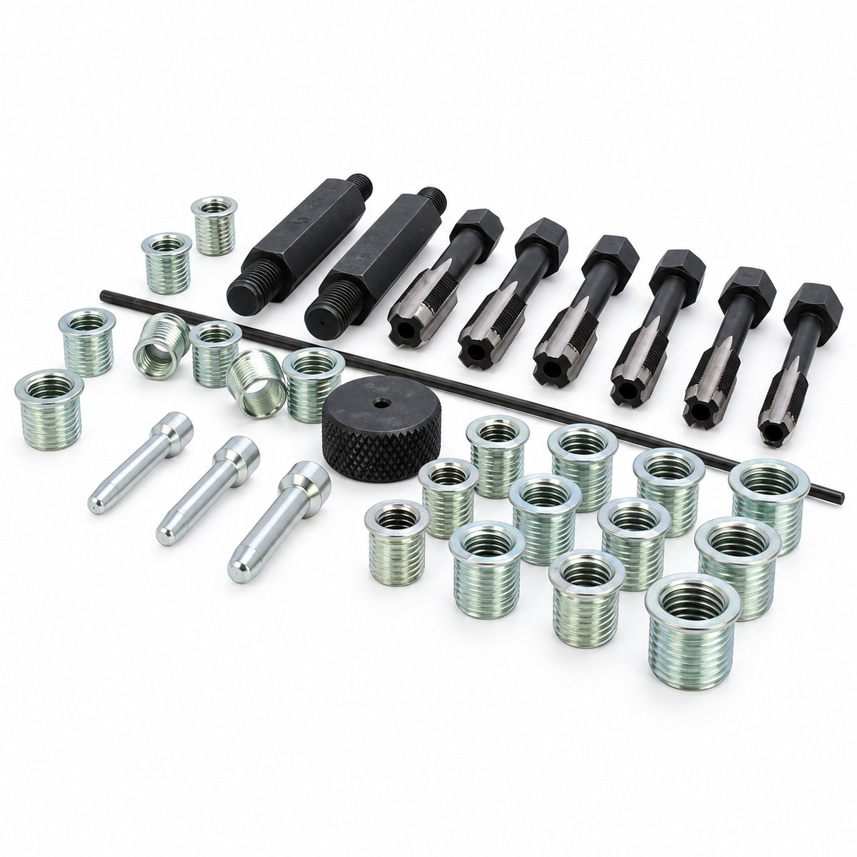 Trusa reparatie filet bujii incandescente m8, m10, M12, m14 33 piese