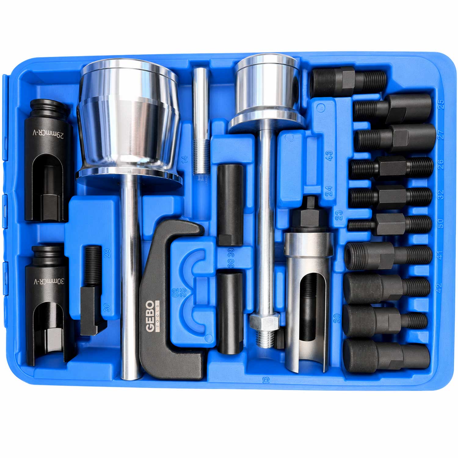 Trusa universala de extras injectoare diesel blocate 40 piese GEBO TOOLS