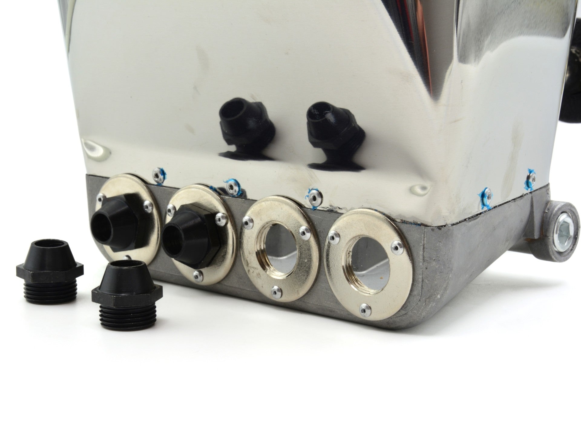 MASINA PNEUMATICA DE TENCUIT DIN INOX CU 4 DUZE