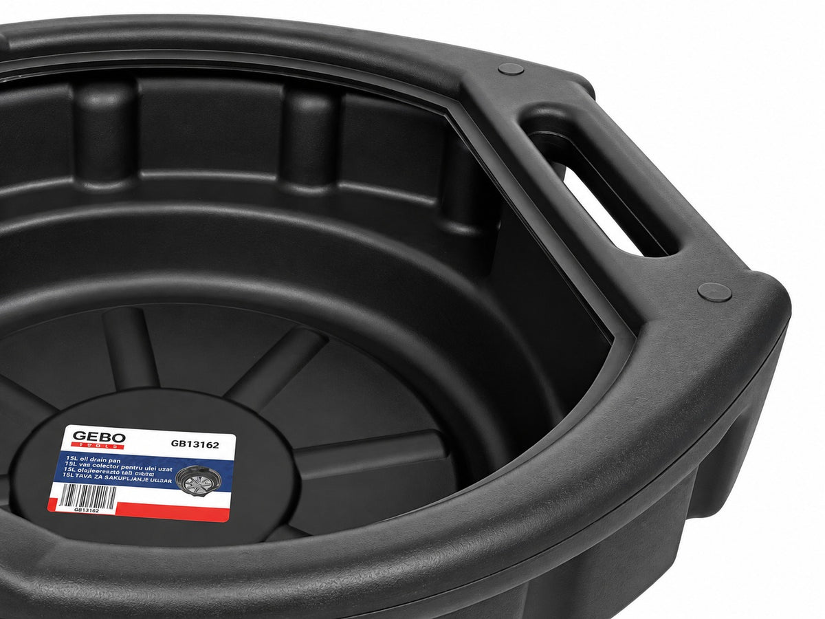 Vas tava colector pentru ulei uzat 15l GEBO TOOLS