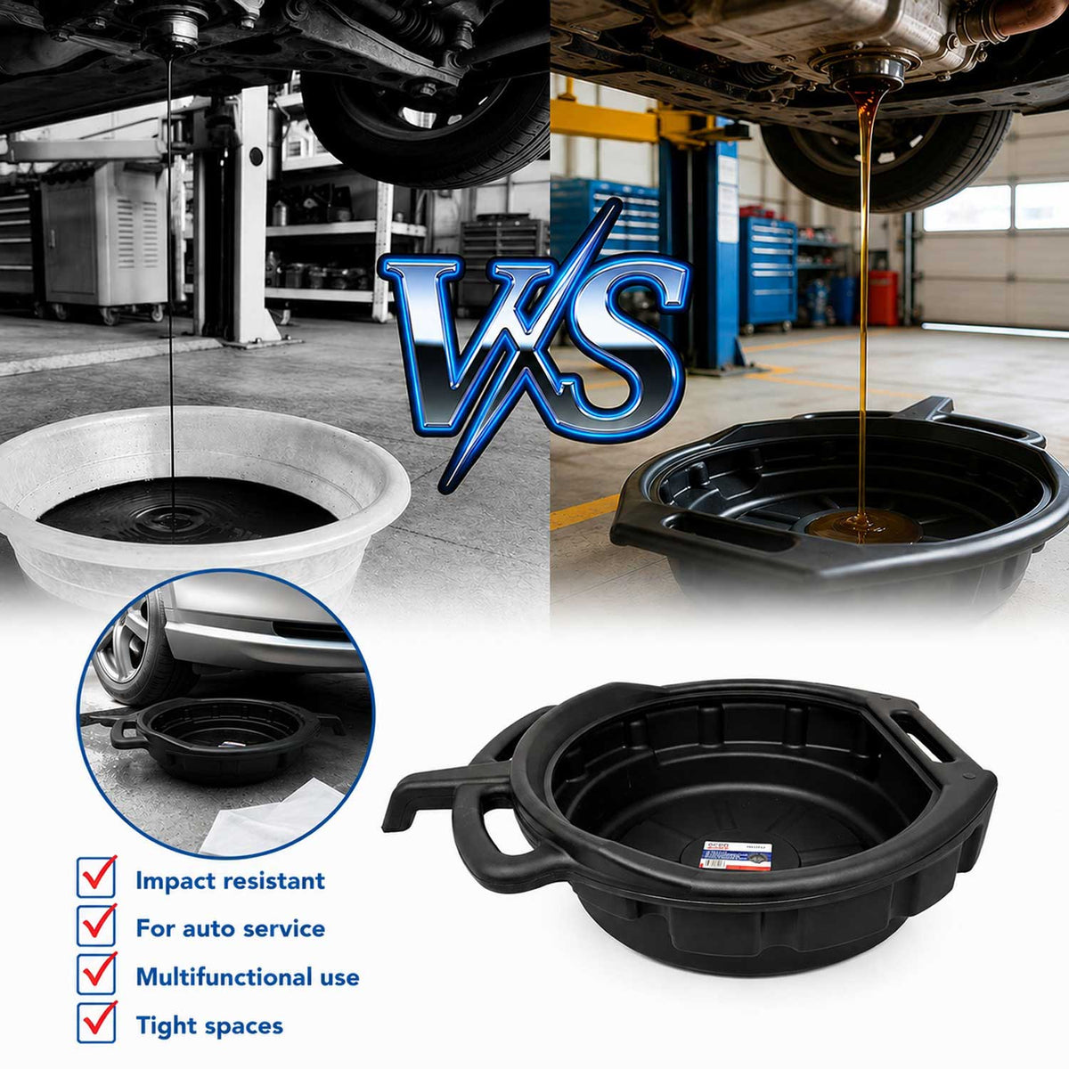 Vas tava colector pentru ulei uzat 15l GEBO TOOLS