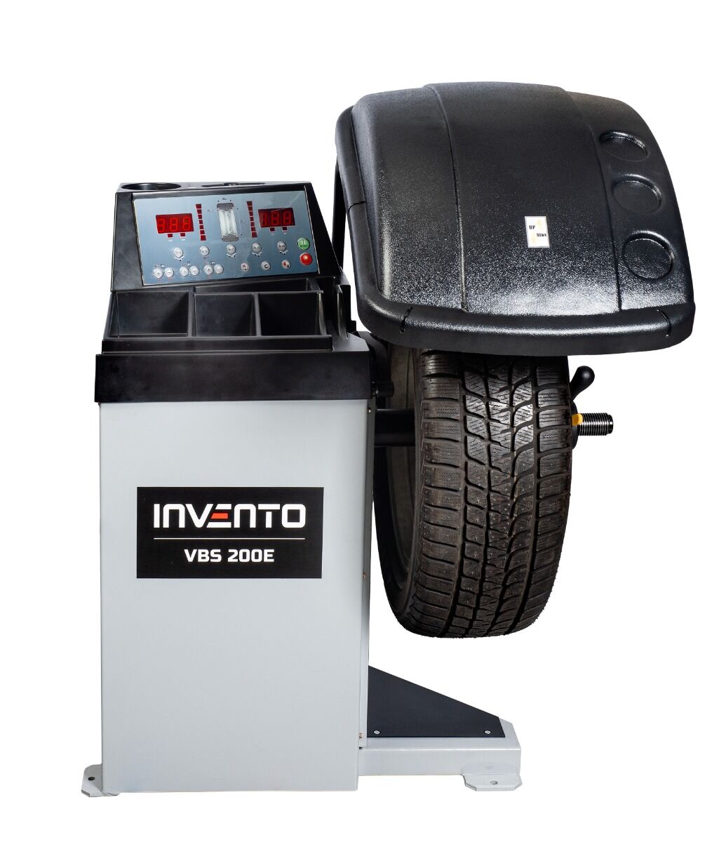 MASINA DE ECHILIBRAT SEMI-AUTOMATA PENTRU ROTI AUTOTURISME 24" INVENTO VBS 200E