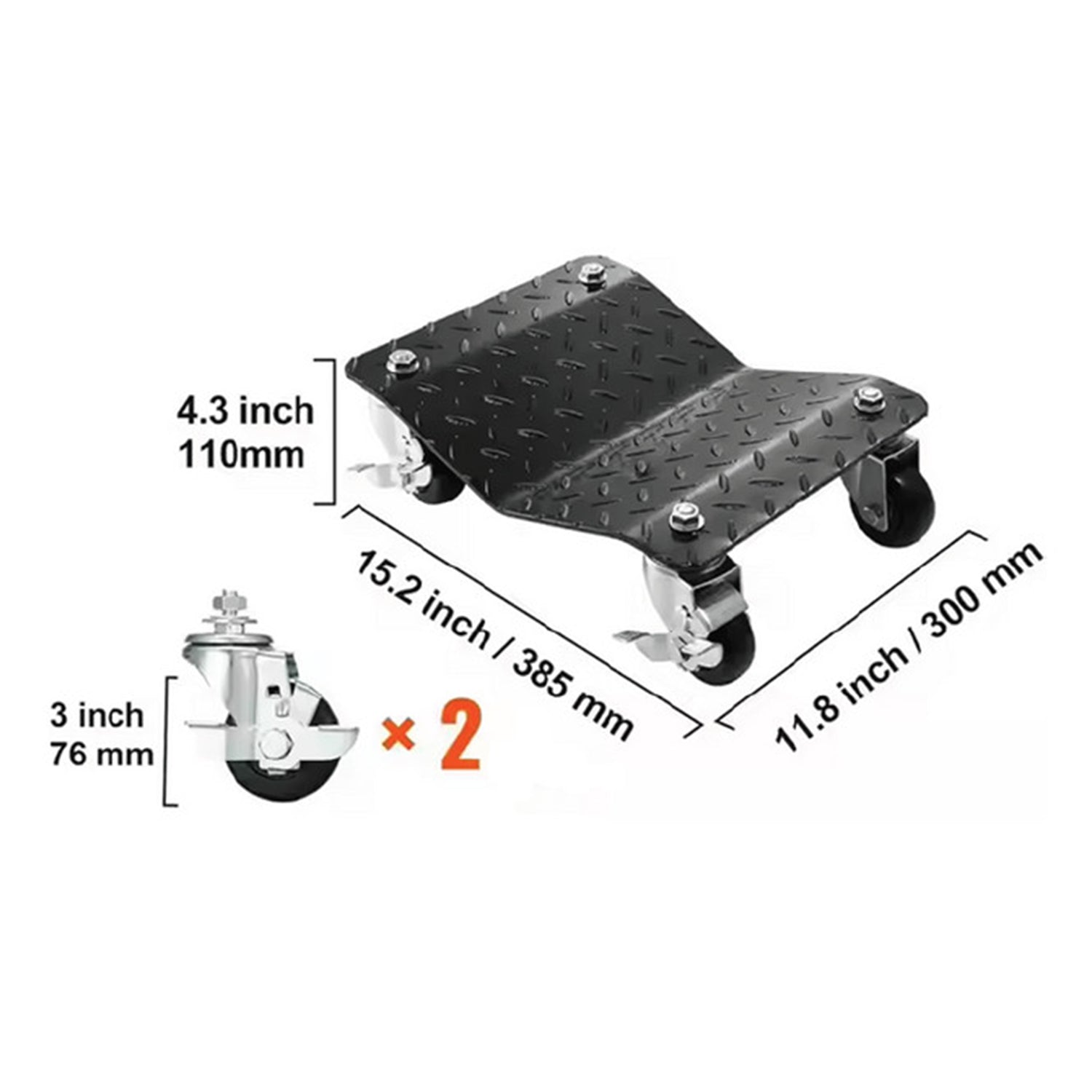 SET 2 CARUCIOARE PENTRU MUTAT MASINI AVARIATE