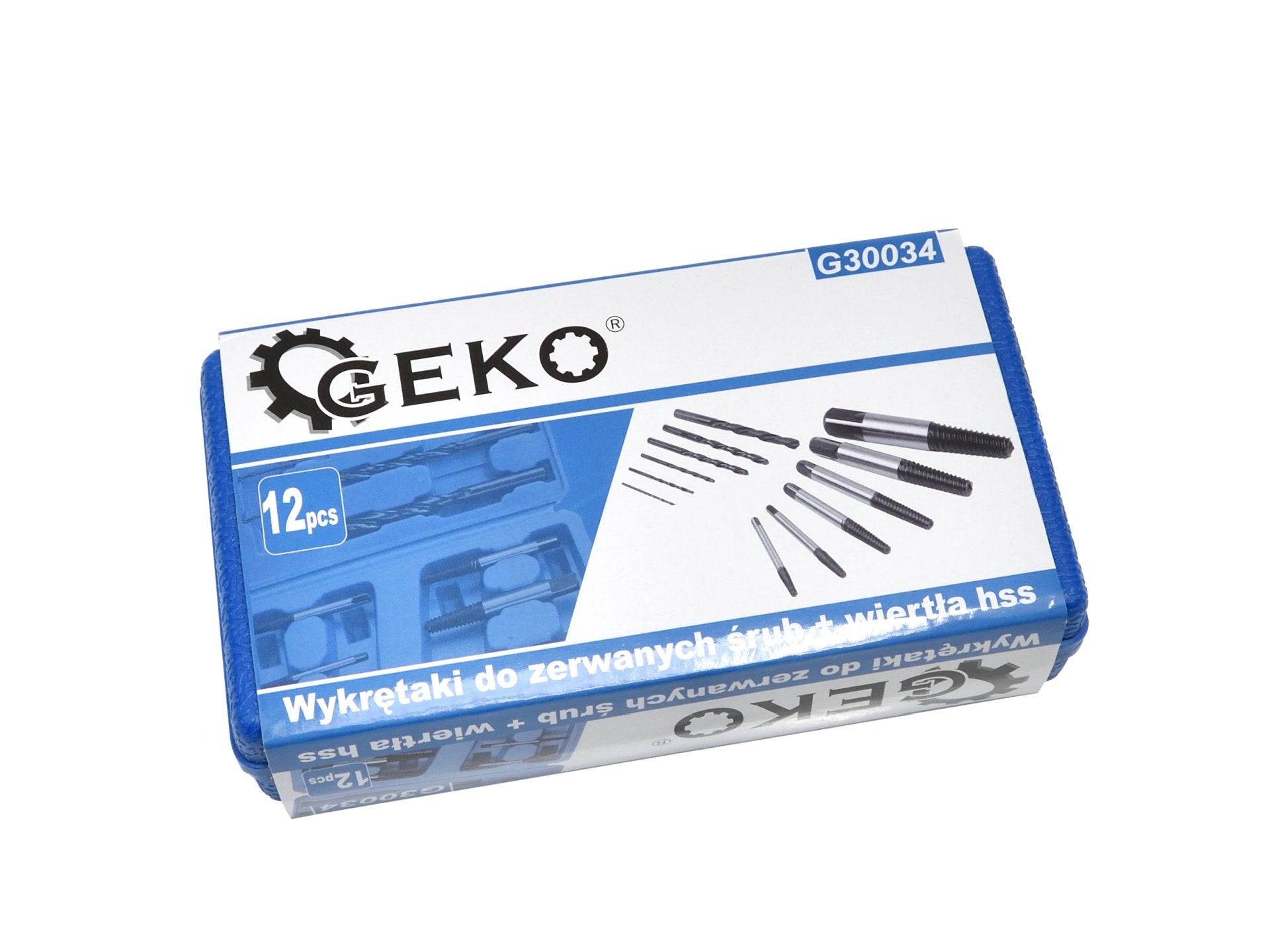 TRUSA EXTRACTOARE SURUBURI RUPTE CU BURGHIE HSS 12 PIESE