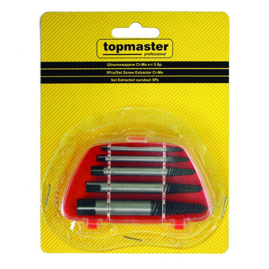 SET 5 EXTRACTOARE SURUBURI UZATE RUPTE TOPMASTER