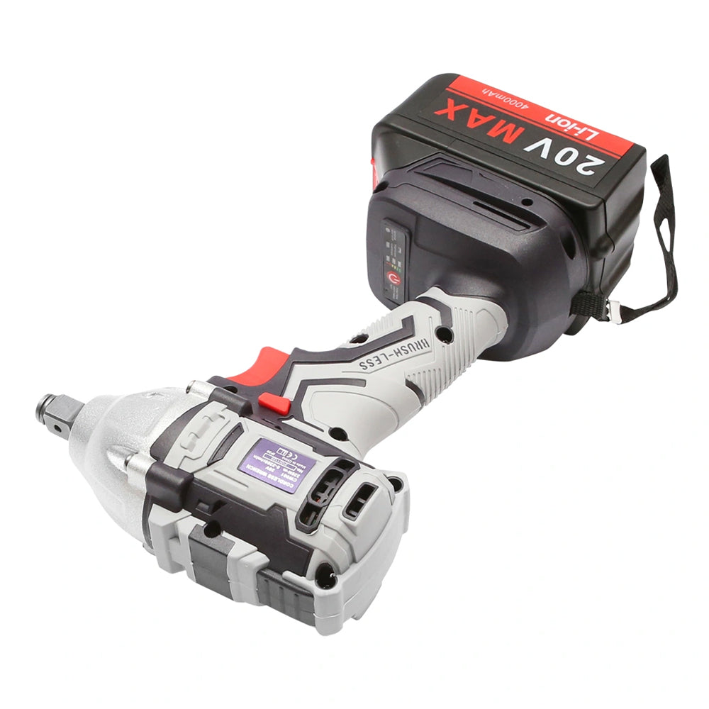 PISTOL DE IMPACT BRUSHLESS CU ACUMULATOR 20V 4000mAh 320Nm