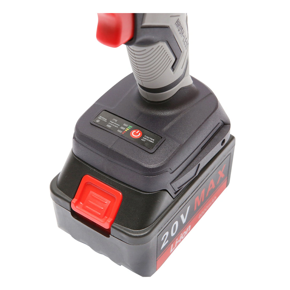 PISTOL DE IMPACT BRUSHLESS CU ACUMULATOR 20V 4000mAh 320Nm