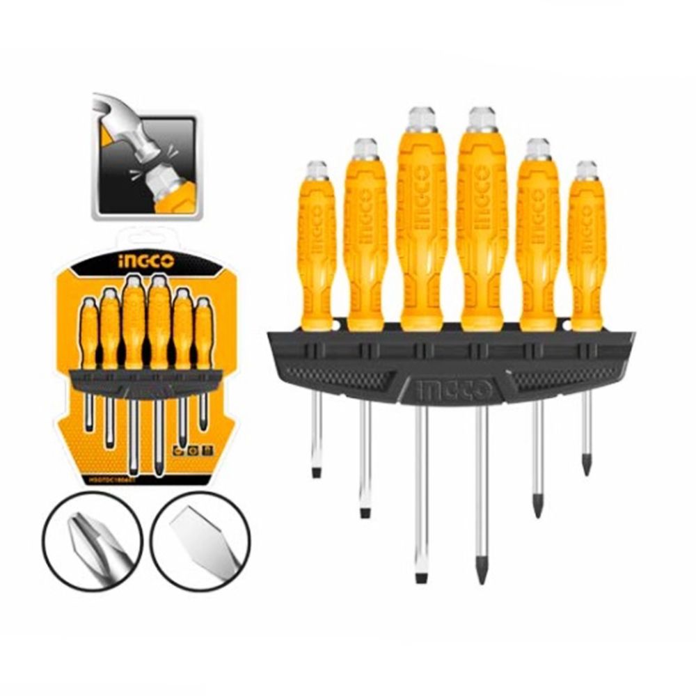 SET SURUBELNITE CU SUPORT 6 PIESE INGCO