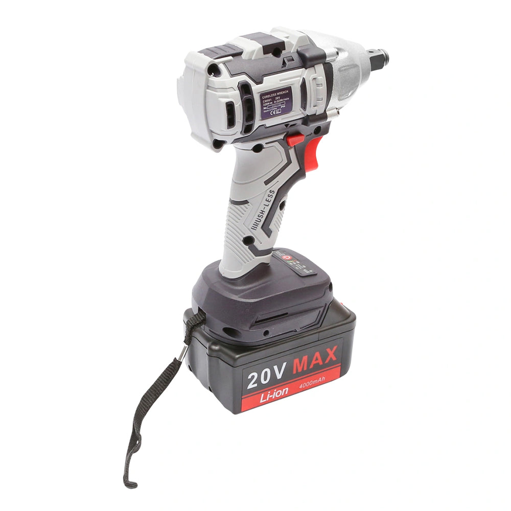 PISTOL DE IMPACT BRUSHLESS CU ACUMULATOR 20V 4000mAh 320Nm