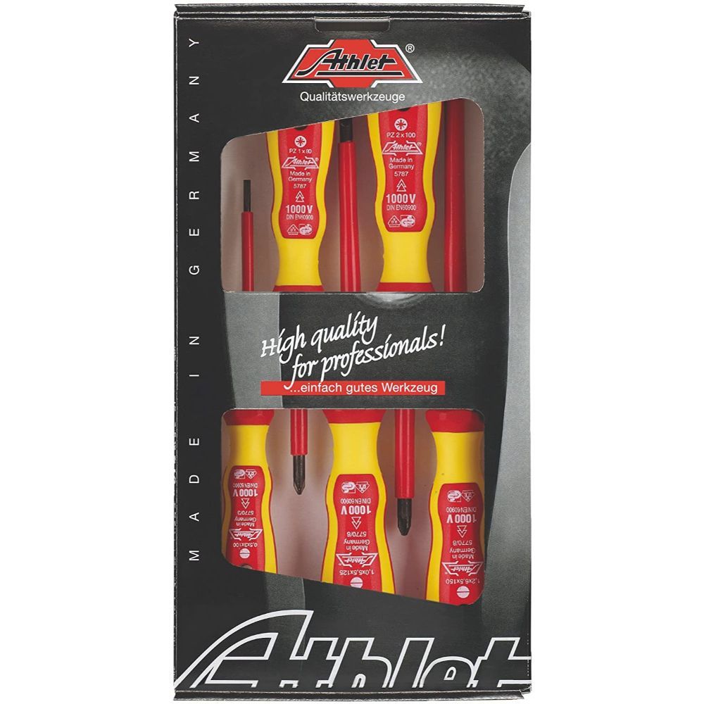 SET SURUBELNITE IZOLATE PENTRU ELECTRICIENI 5 PIESE ATHLET